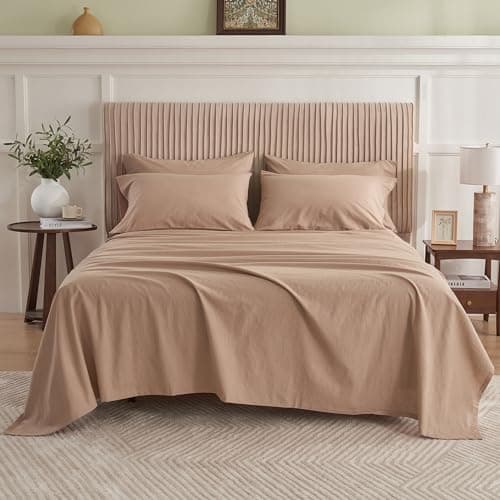 Simple Opulence Belgian Linen Sheet Set, Queen Size