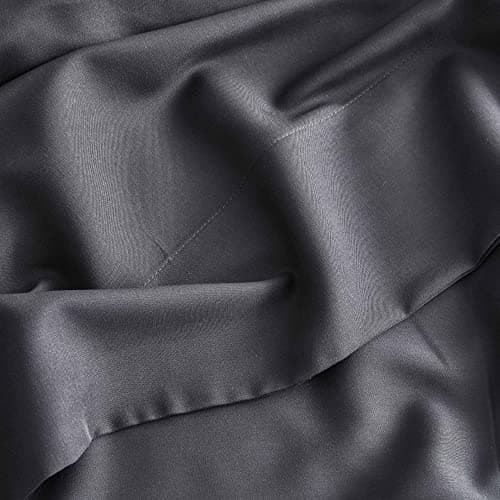 Bamboo Viscose DOZ Sheet Set, 100% Organic, Buttery Soft, Cooling, High GSM, Deep Pockets (Queen, Sky)