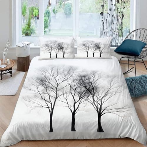 Cook Ice Dragon Decorative 3-Piece Bedding Set, King Size, Mysterious Animals Duvet Cover