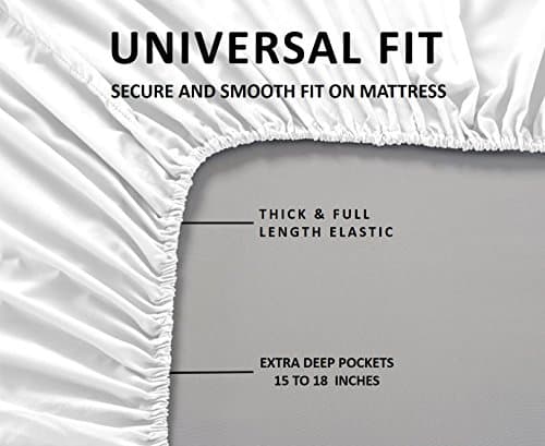 Authentic 1500 Thread Count Egyptian Cotton 4-PC Sheet Set (Queen, Beige Stripe)
