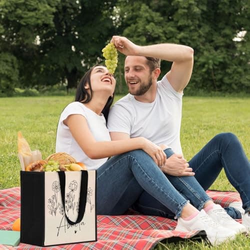 Reusable Canvas Tote Bag for Women - Grandma Mimi Gigi Gifts