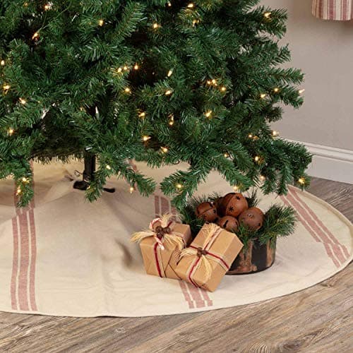 Sleigh Bell Stripe Throw Pillow, Red & Cream, Merry Christmas Décor