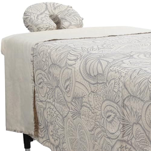ForPro Professional Premium Microfiber Massage Sheet Set, Sage