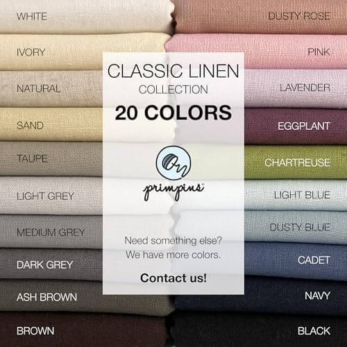 Dark Grey Classic Linen Duvet Clips - 20 Colors, Double Sided Pin Fasteners