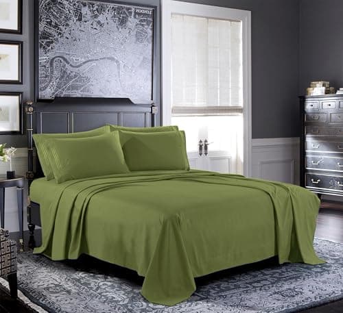Hotel Luxury 1800 Pawn Brushed Microfiber Bed Sheets - Full Set