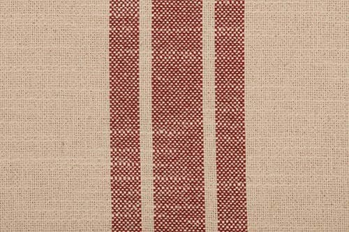 Piper Classics Red Grain Sack Stripe 20x20 Throw Pillow Cover
