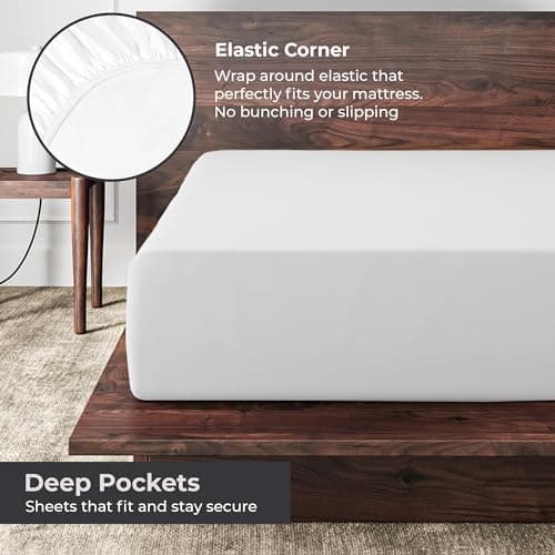 Extra Soft, Cooling Full Size Bed Sheets - Sleepy Town Brushed Microfiber Deep Pocket Set