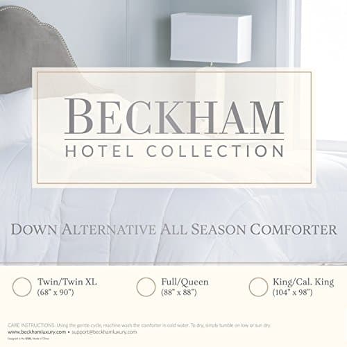 Beckham Hotel Collection 1300 Series All-Season Luxury Goose Down Alternative Comforter - Queen/Full - Sage