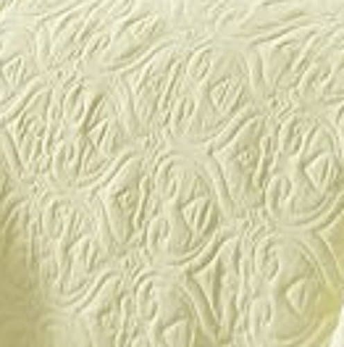 Linen Market King Size Ivory Quilt & Pillow Shams - Machine Washable