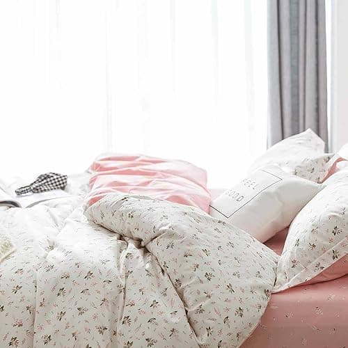 Floral Duvet Cover Set for Full Size Bed 80x90