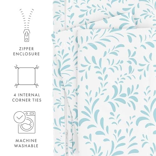 King Size Linen Duvet Cover Set with 2 Pillow Shams - Hotel-Like Comfort and Softness