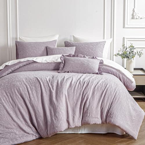 Vintage Stone Washed Cotton Queen Comforter & Pillowshams Set