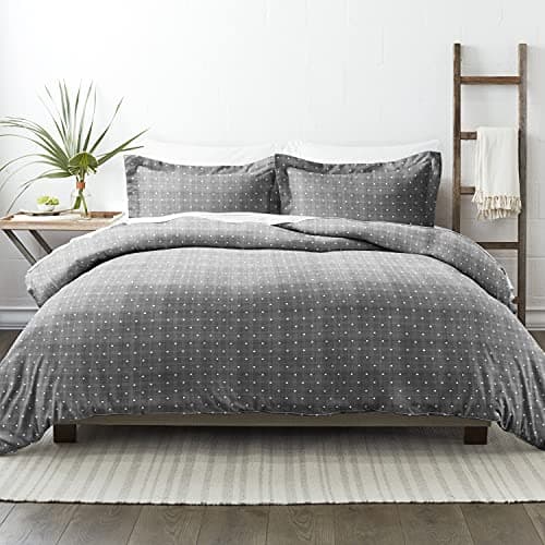 Hotel-Like Comfort Linen Duvet Cover Set - Queen Size (Gray)