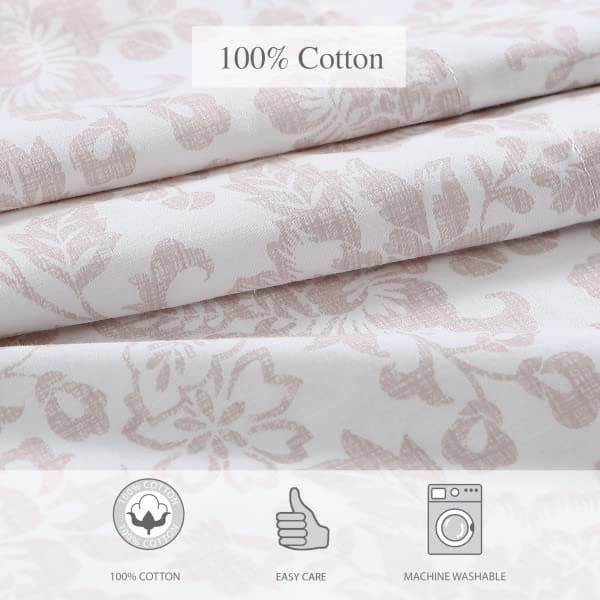 Mae Queen Stone Cottage Cotton Percale Sheets, Crisp & Cool Bedding Set