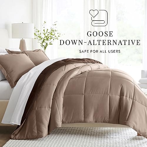 Luxury Queen Comforter Set with 2 Pillow Shams