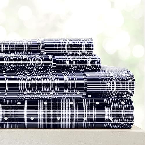 Linen Market Queen Bedding Sheet Set - Gray Thatch, Deep Pocket, Ultra-Soft & Cooling