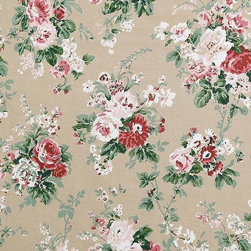 Laura Ashley Full Sheets, Cotton Percale Pink Bedding Set