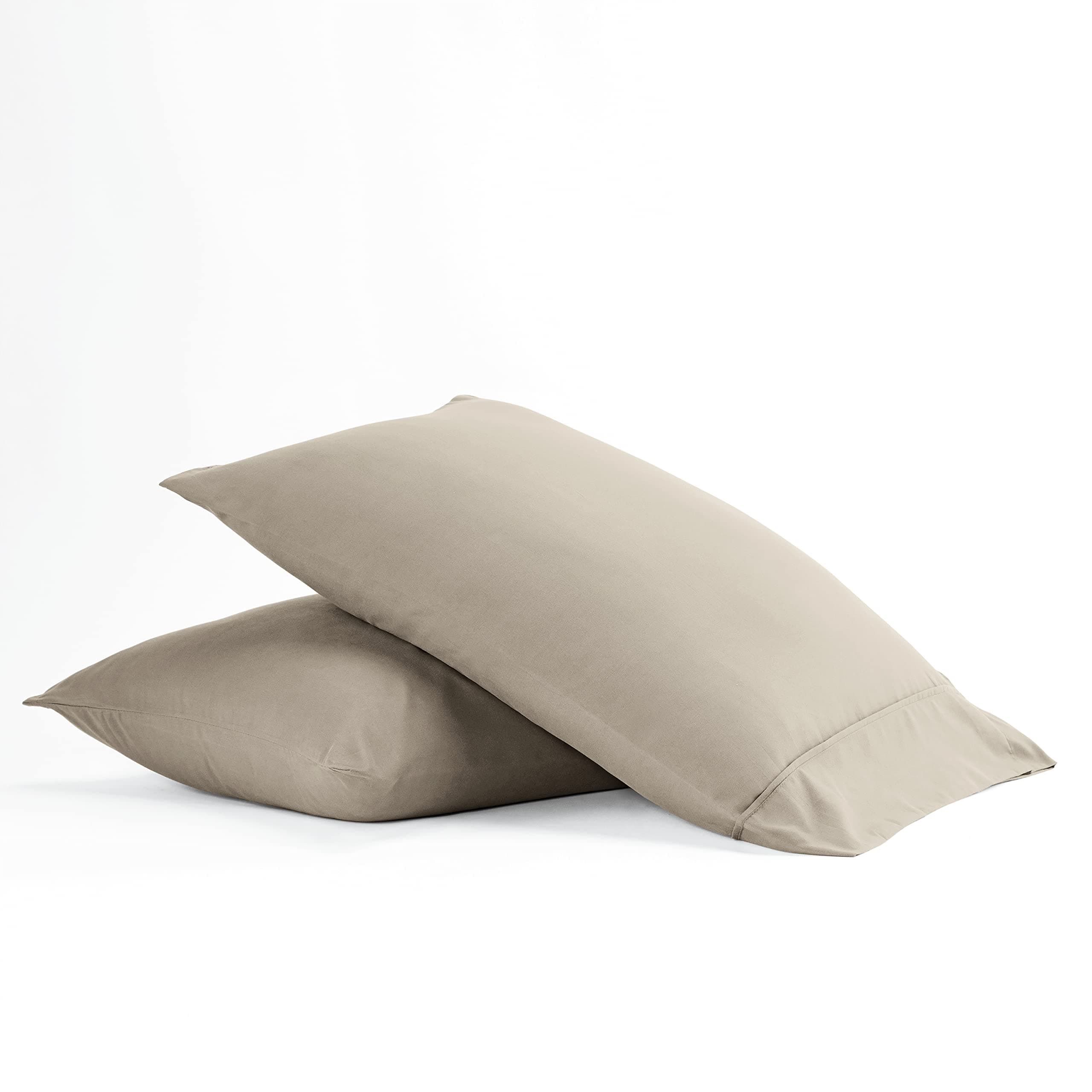 Luxurious King Size Pillow Covers - Ultra Soft 40x20 - Taupe - Gifts for Women