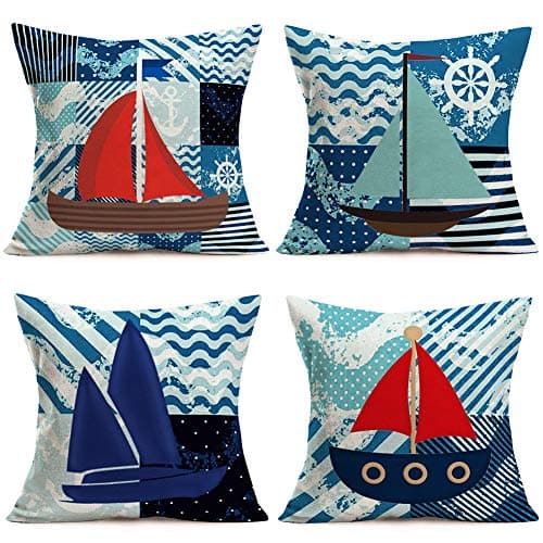 Set of 4 Vintage Animal Pillow Covers - Farmhouse Decor