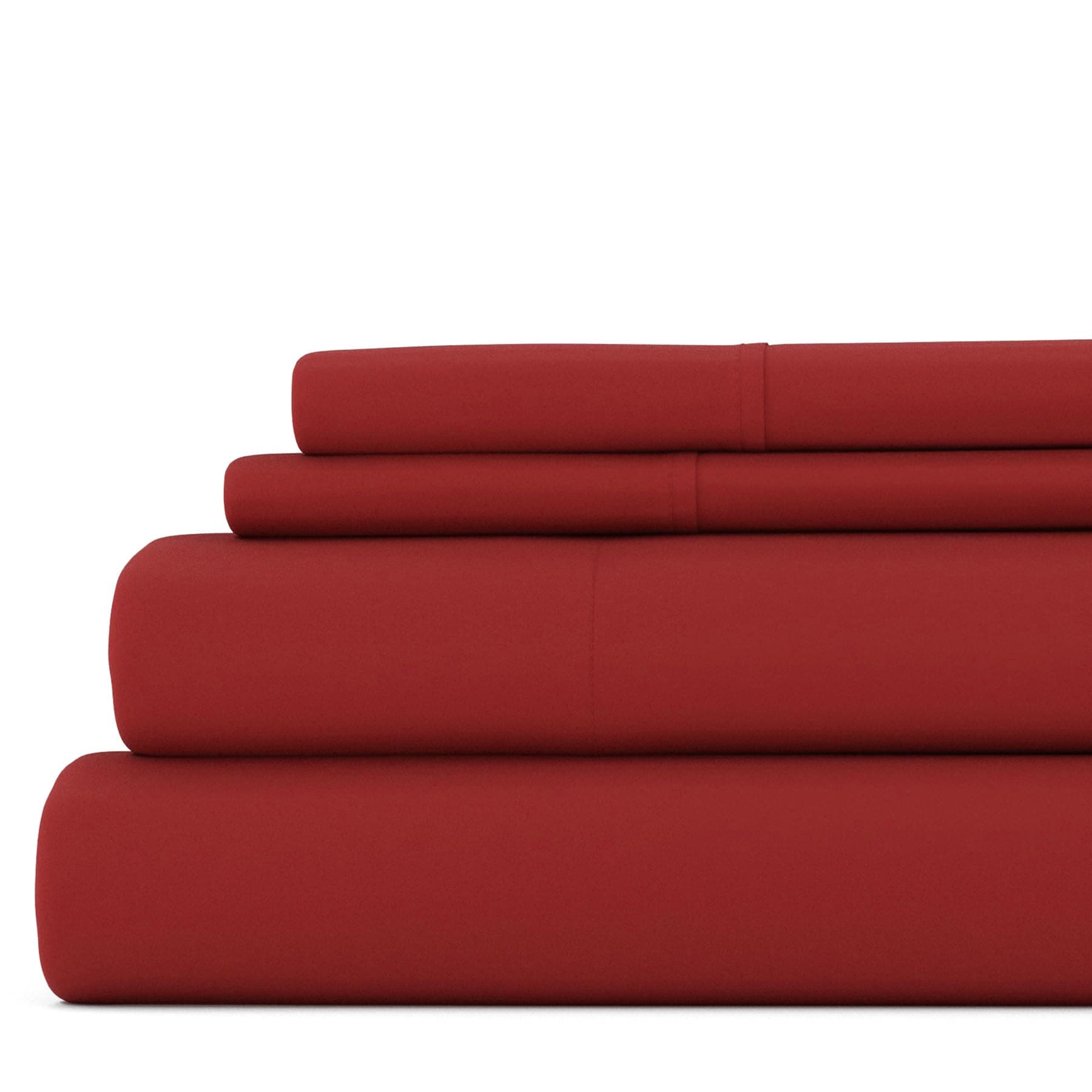 4 Piece Linen Bed Sheet Set