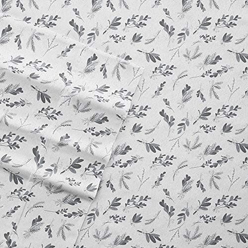 4 Piece Queen Bedding Sheet Set - Gray Stripe