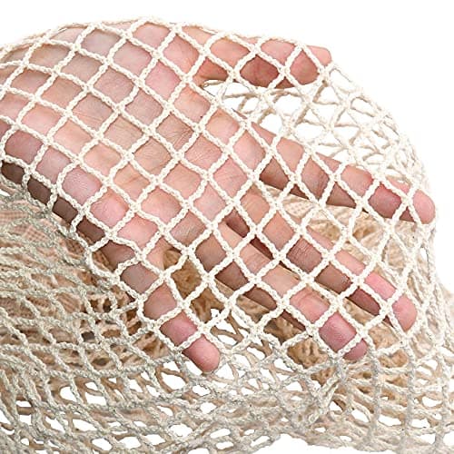 2-Pack Premium Beige Mesh Grocery & Produce Bags (Reusable, Durable, Washable)