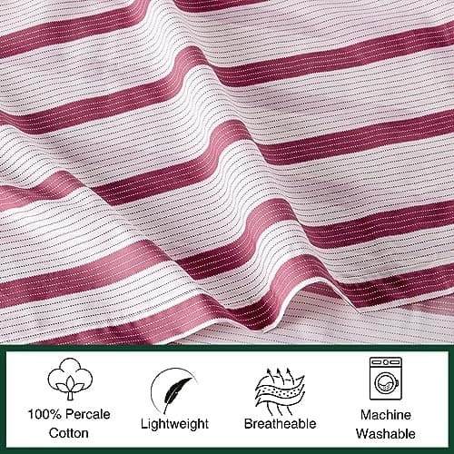 Lacoste Cotton Sheet Set - Baroque Rose, Queen Size