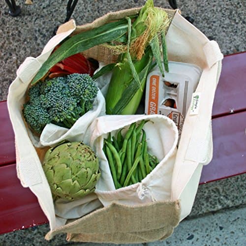 Reusable Farmers Market Shopping Bag Set