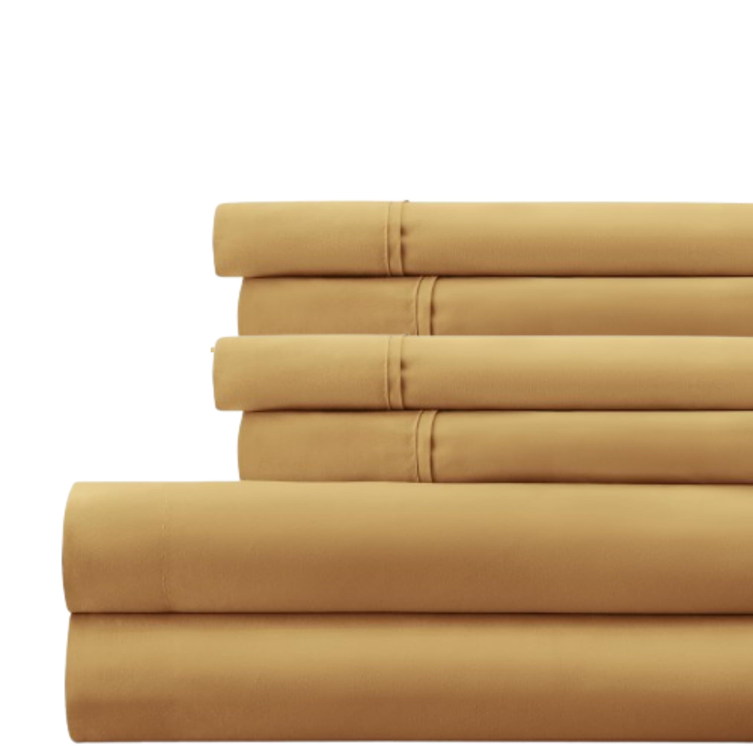 Linen Market Ultra Comfortable & Breathable Cooling Full Sheet Set - Deep Pocket & Wrinkle-Free - Fits 16" Mattress - Oeko-TEX Certified - Gold
Linen Market Extra Soft & Ultra Comfortable Full Sheet Set - Deep Pocket & Breathable Cooling - Fits 16"