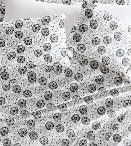 Make a Wish Light Gray Linen Market Queen Sheet Set – Oeko-Tex Certified