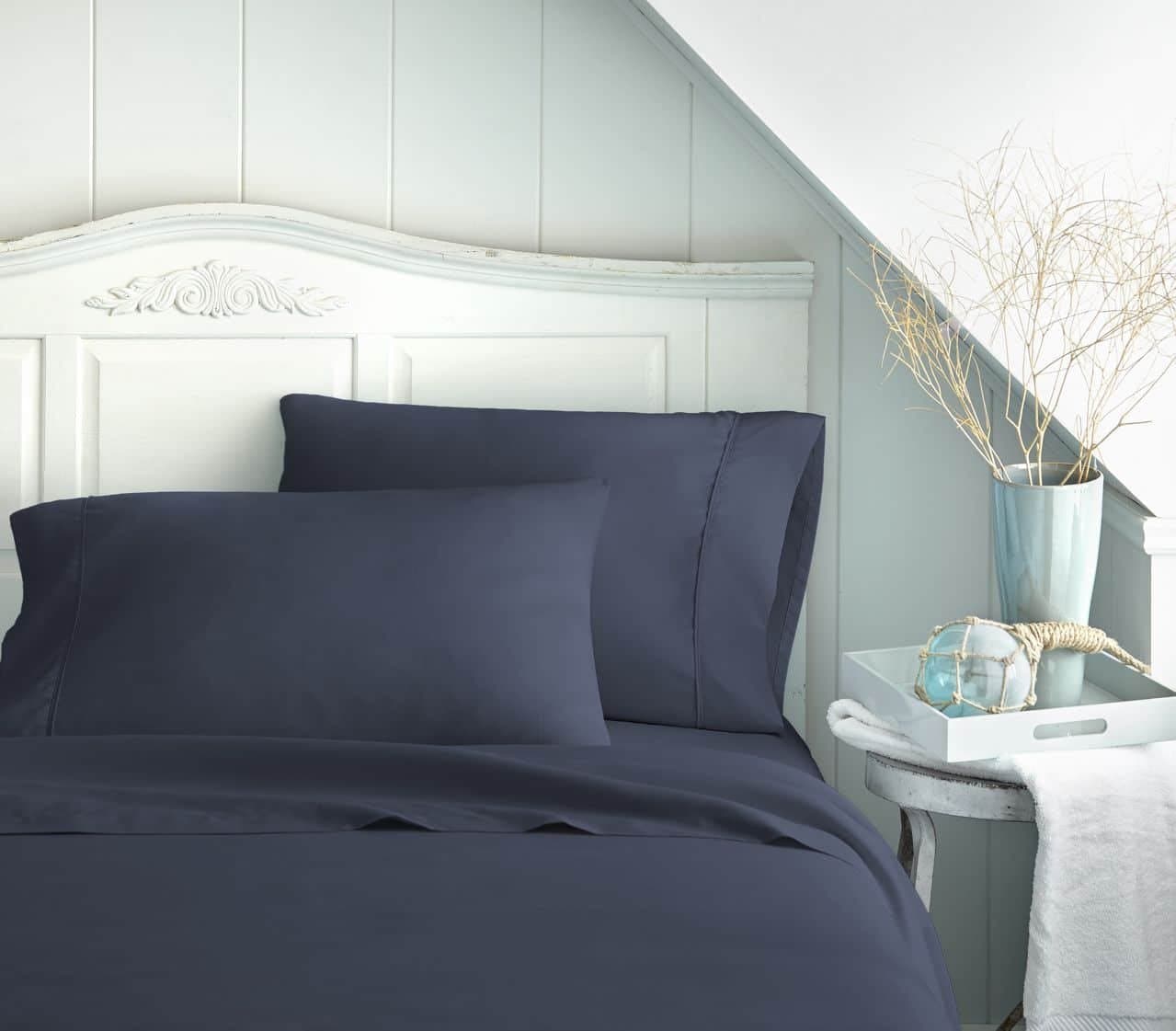 4-Piece Linen Bed Sheet Set
