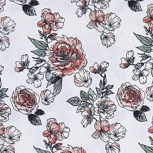 Modern Threads 4-Piece Deep Pocket Bedding Deep Pocket Mattress Up to 16 Inch Rose Bloom Full Size