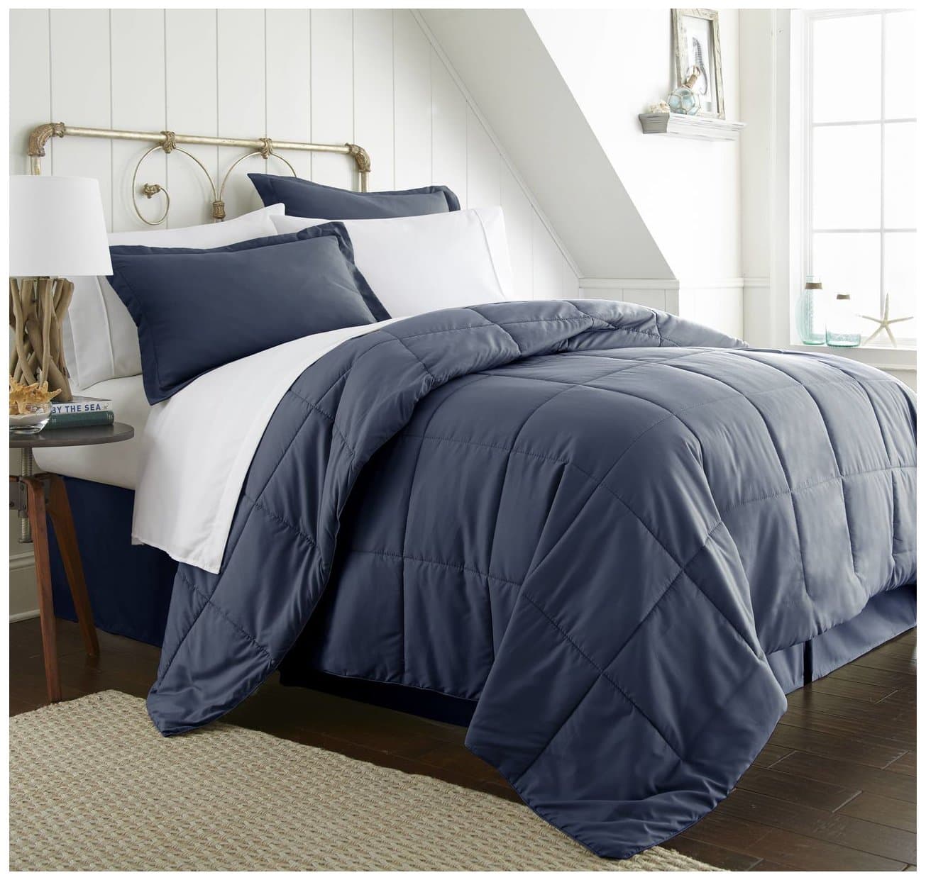 iEnjoy Home TwinXL Bed in a Bag, Navy